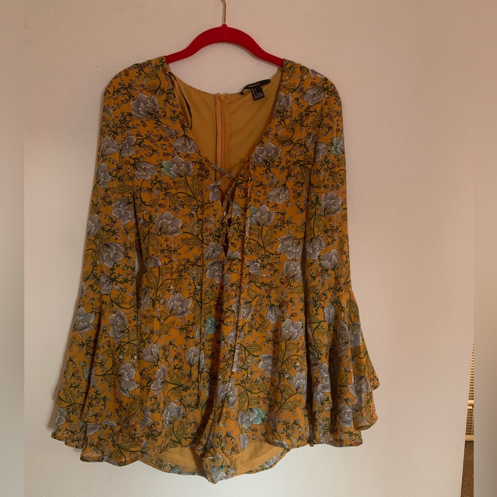 Forever 21 Floral Romper
